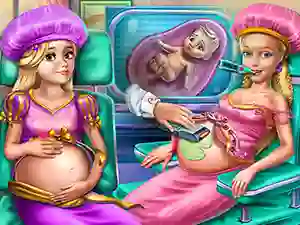 Spel Goldie Princesses Pregnant Check up på nätet