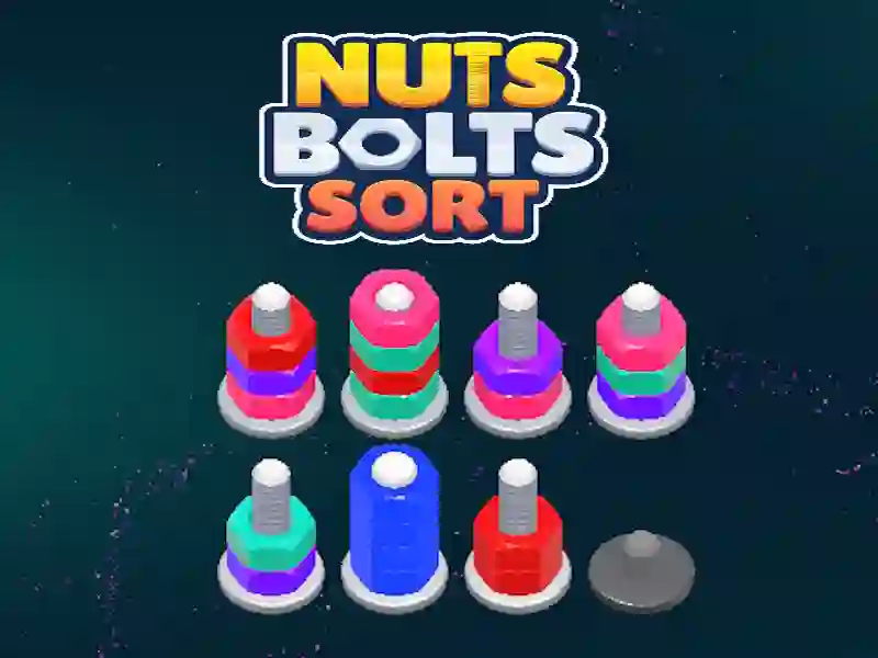 Spel Nuts Bolts Sort på nätet