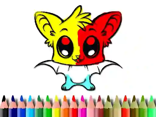 Spel Cute Bat Coloring Book på nätet