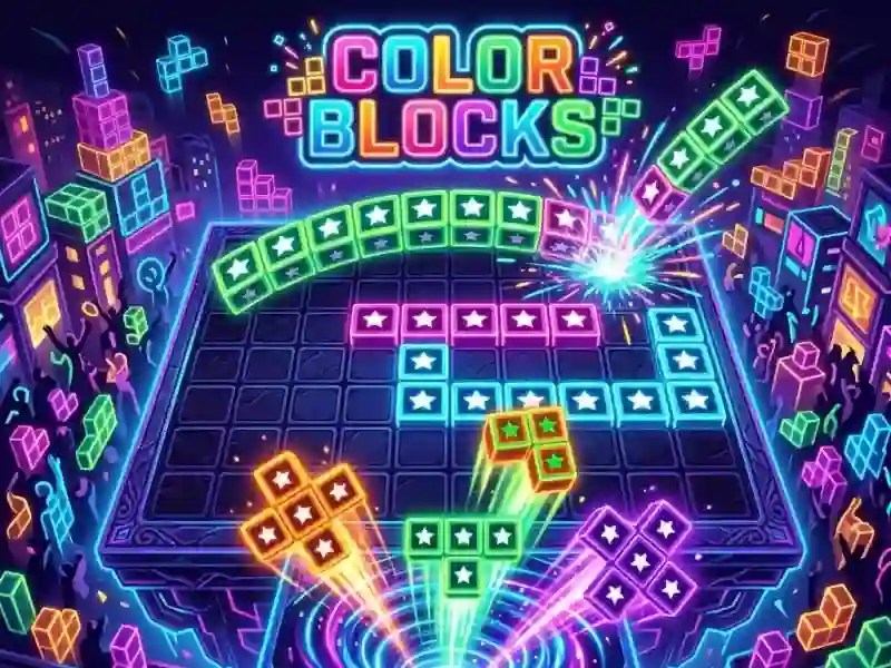 Spel Color blocks på nätet