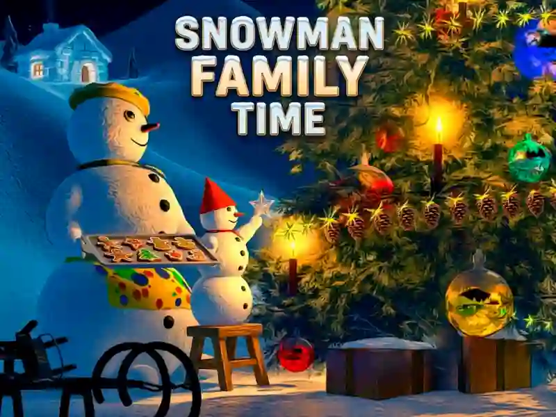 Spel Snowman Family Time på nätet