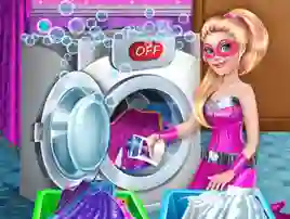 Spel Superdoll Washing Capes på nätet
