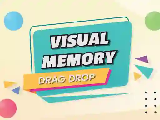 Spel Visual Memory Drag Drop på nätet