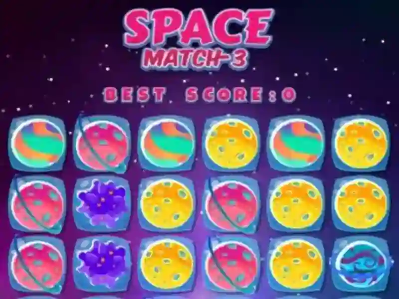Spel Space Match3 på nätet
