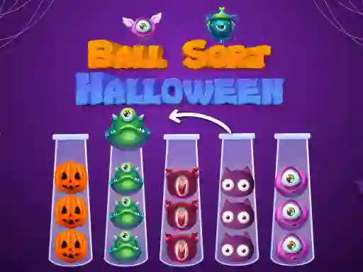 Spel Ball Sort Halloween på nätet