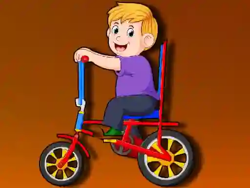 Spel Cartoon Bike Jigsaw på nätet