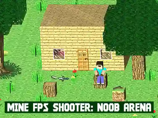 Spel Mine FPS Shooter: Noob Arena på nätet