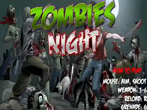 Spel Zombies Night på nätet