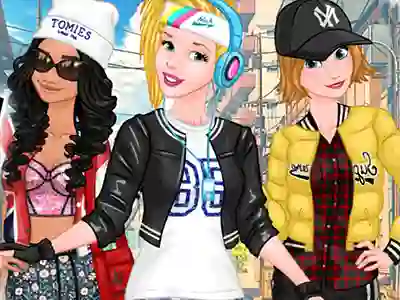 Spel Princesses Sporty & Funky Day på nätet