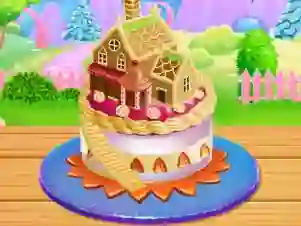 Spel Doll House Cake Cooking på nätet