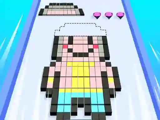 Spel Blocks Stack Rush på nätet