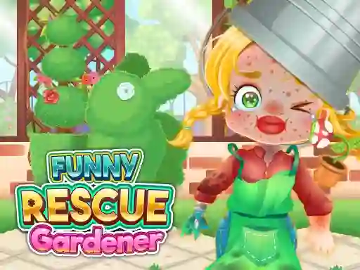Spel Funny Rescue Gardener på nätet