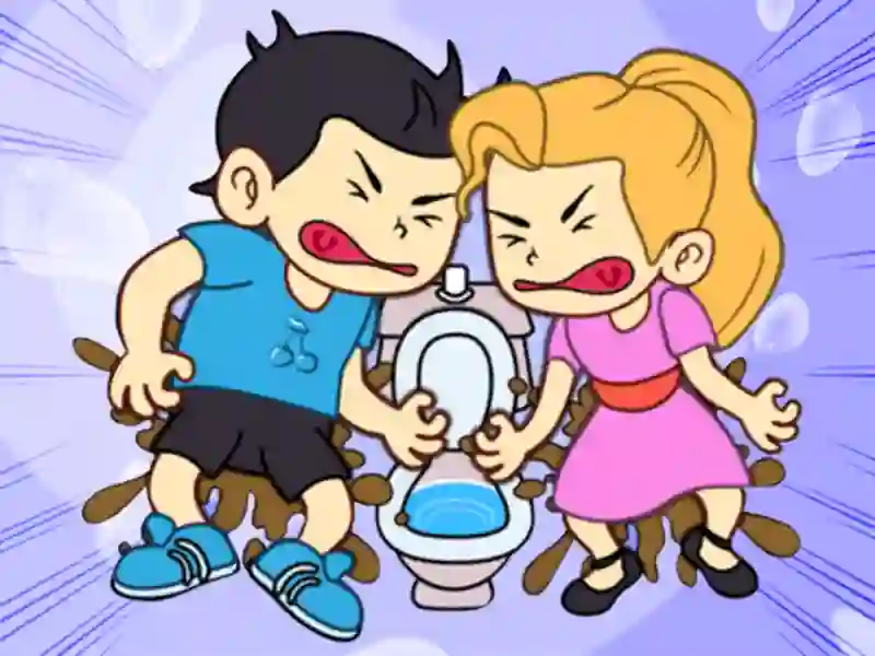 Spel Toilet Rush Race: Draw Puzzle på nätet