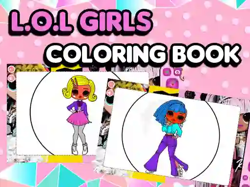 Spel L.O.L OMG Girls Coloring Book på nätet