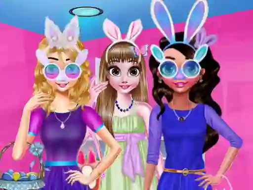 Spel Funny Easter Girls på nätet