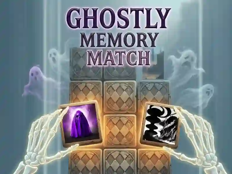 Spel Ghosts Memory Match på nätet