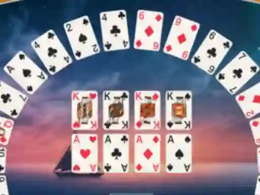 Spel Crescent Solitaire på nätet
