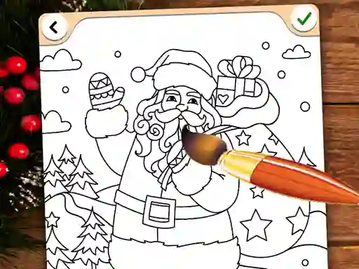 Spel Christmas Coloring Game på nätet