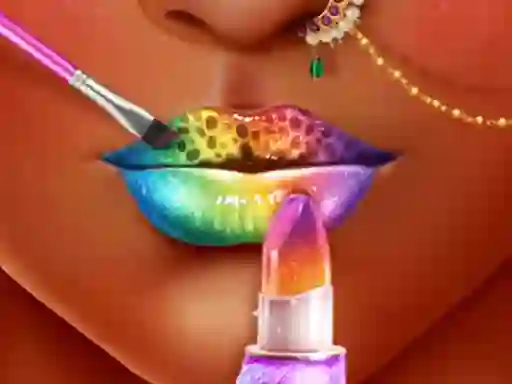 Spel Princess Lip Art Salon på nätet