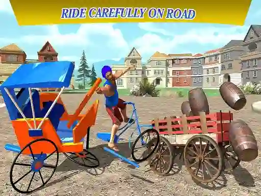 Spel City Cycle Rickshaw Simulator på nätet