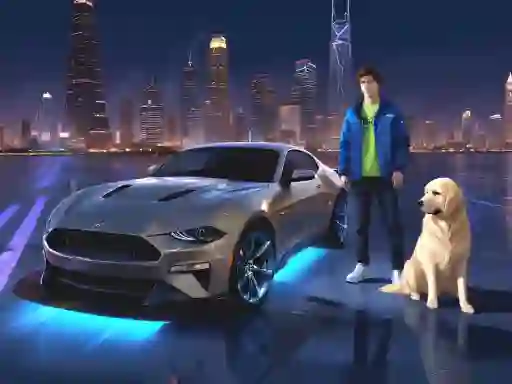 Spel Mustang City Driver på nätet