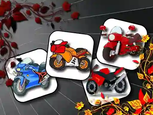 Spel Cartoon Motorbikes Memory på nätet