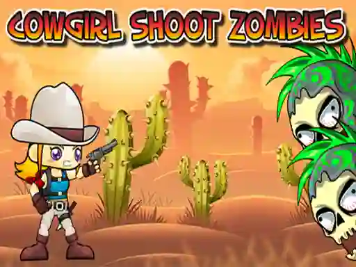 Spel Cowgirl Shoot Zombies på nätet