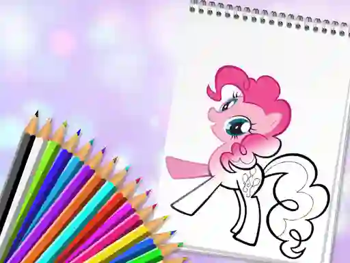 Spel Cute Pony Coloring Book på nätet
