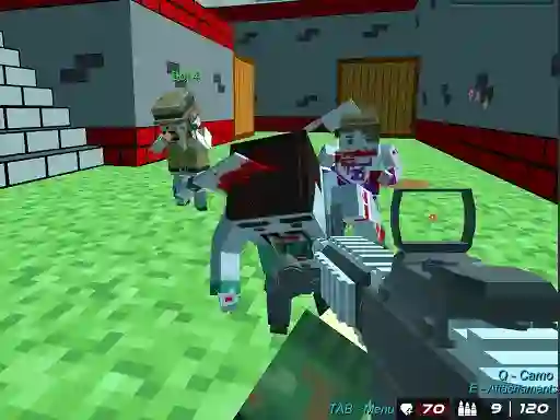 Spel Blocky Wars Advanced Combat Swat på nätet