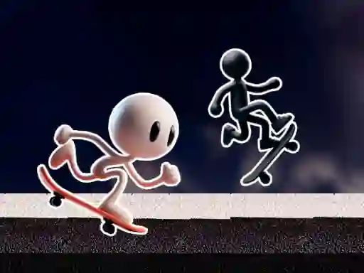 Spel Black and White Stickman på nätet