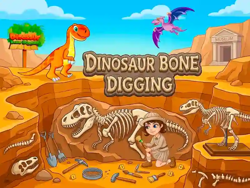 Spel Dinosaur Bone Digging på nätet