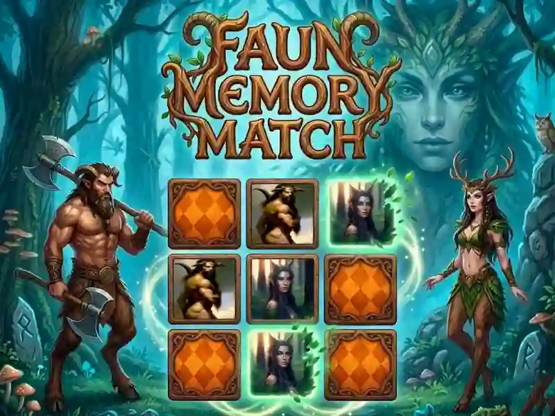 Spel Faun Memory Match på nätet