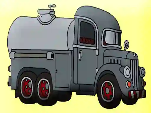 Spel Tank Trucks Coloring på nätet