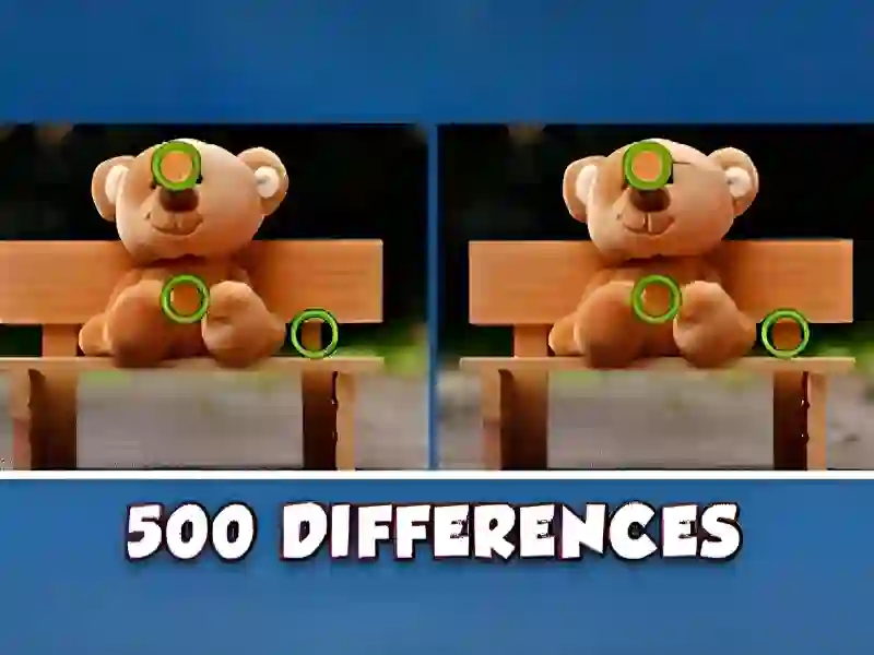 Spel Find 500 Differences på nätet
