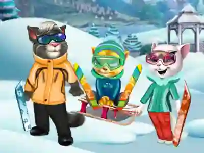 Spel Cats Winter Fun på nätet