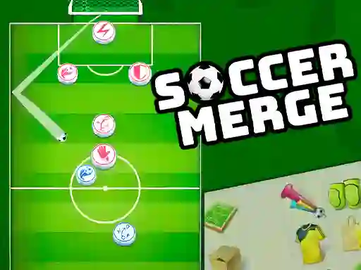 Spel Soccer Merge på nätet