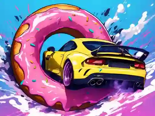 Spel Roof Car Stunt på nätet