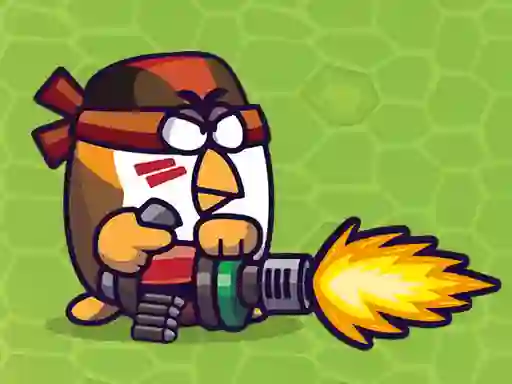 Spel Chicken Wars Merge Guns på nätet