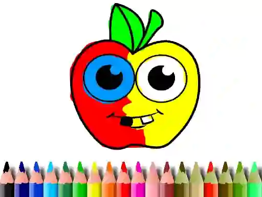 Spel Back To School: Apple Coloring Book på nätet