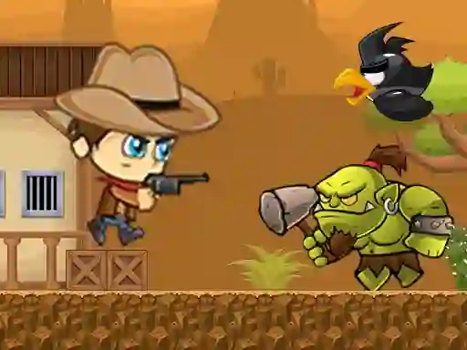 Spel Super Cowboy Running på nätet