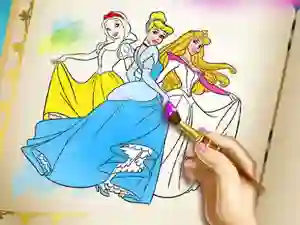 Spel Princesses Coloring Book på nätet