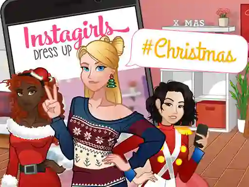 Spel InstaGirls Christmas Dress Up på nätet