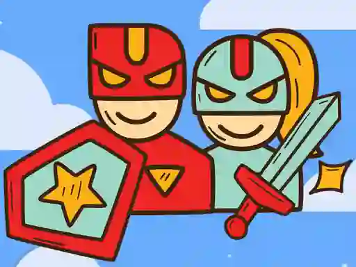 Spel Super Warrior Match 3 på nätet