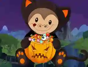 Spel Halloween Monkey Jumper på nätet