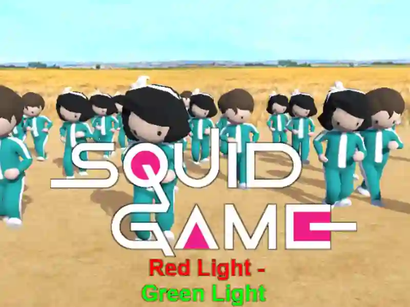 Spel Squid game: Green Light, Red Light på nätet