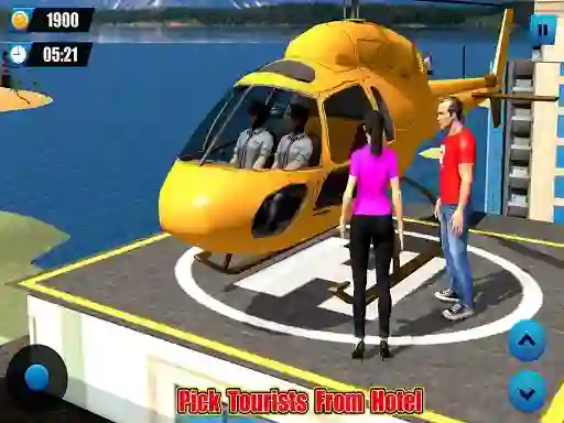 Spel Helicopter Taxi Tourist Transport på nätet