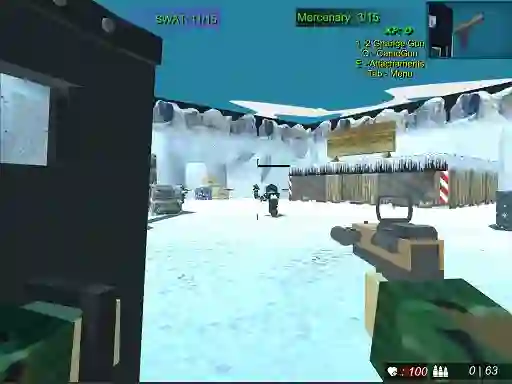 Spel Blocky Combat Swat 2 på nätet
