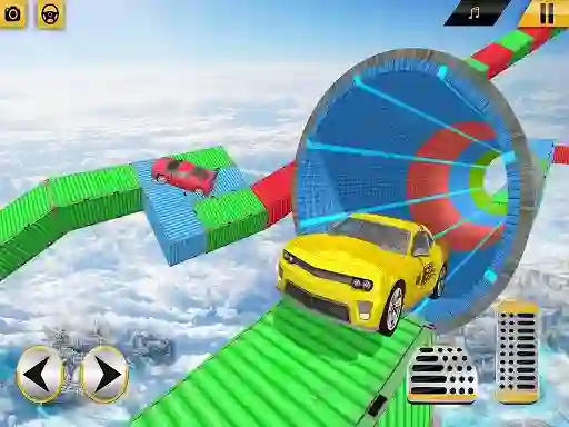Spel Impossible Car Driving 3d: Free Stunt på nätet