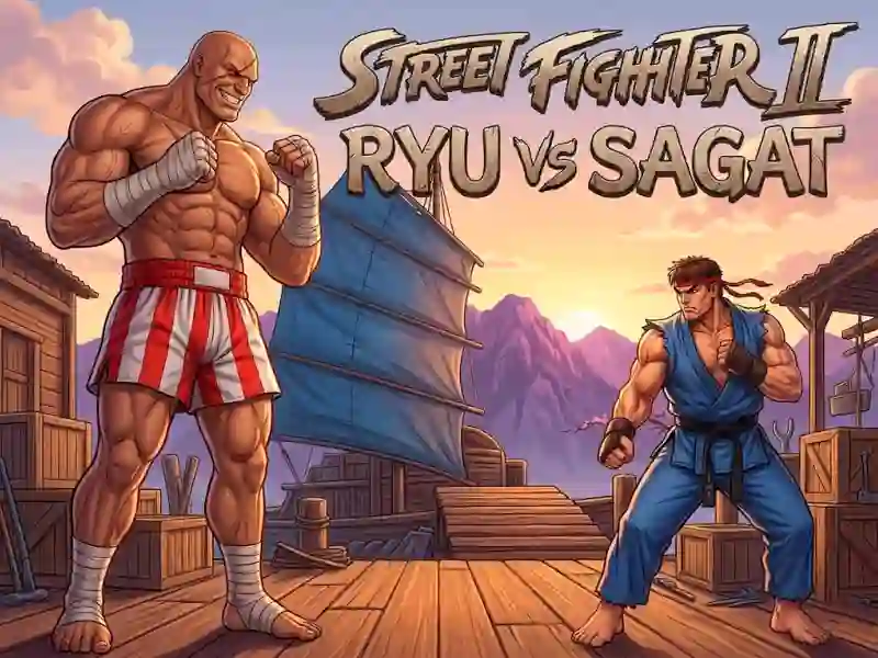Spel Street Fighter II Ryu vs Sagat på nätet