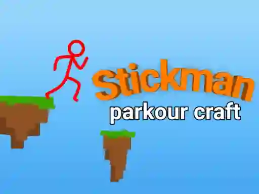 Spel Stickman parkour craft på nätet